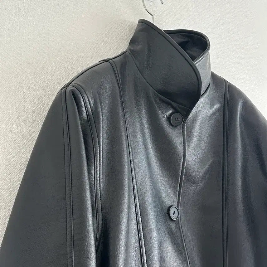 [BUNJANG] FARVEN Leather Jacket / 파르벵 레더 가죽 자켓 FARVEN