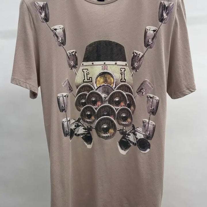 [BUNJANG] Solid Homme Graphic T-Shirt / 솔리드옴므 그래픽반팔티셔츠