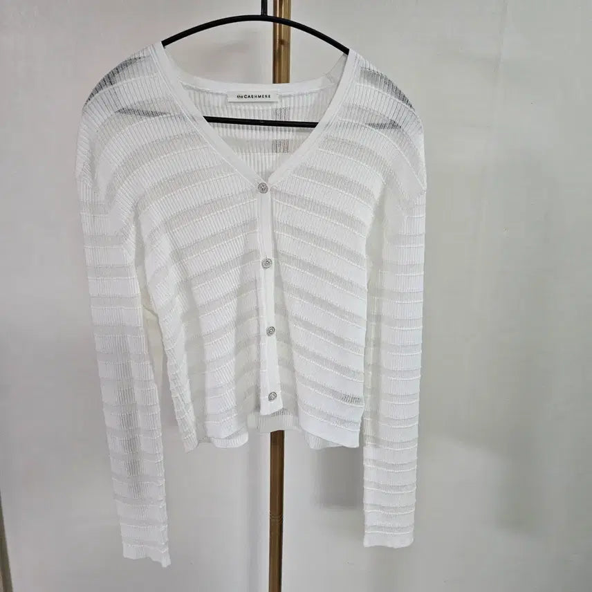 [BUNJANG] The Cashmere 2023 Striped Sheer Cardigan / 2023 더캐시미어 가디건
