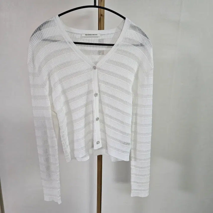 [BUNJANG] The Cashmere 2023 Striped Sheer Cardigan / 2023 더캐시미어 가디건
