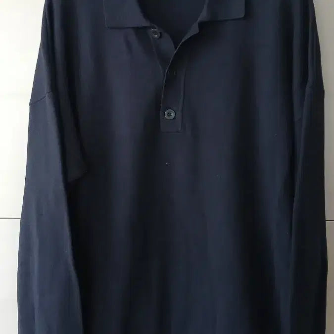 [BUNJANG] Massimo Dutti Navy Collar Knit / 마시모두띠 네이비 카라 니트