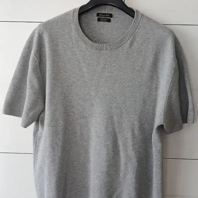 [BUNJANG] Massimo Dutti Grey Short Sleeve T-Shirt / 마시모두띠 그레이 반팔 티셔츠