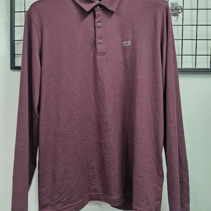 [BUNJANG] K2 Functional Collar Long Sleeve T-Shirt 100L / 100L K2 기능성 카라 긴팔티