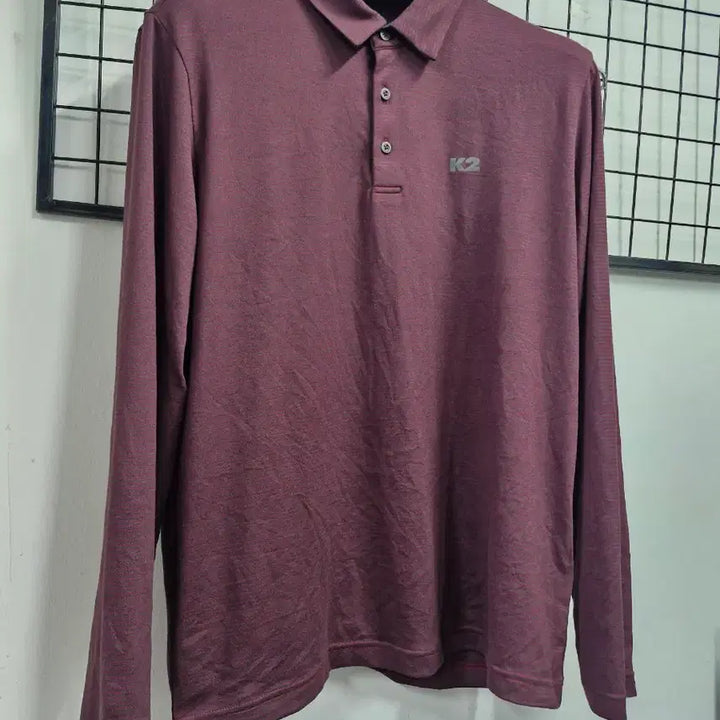 [BUNJANG] K2 Functional Collar Long Sleeve T-Shirt 100L / 100L K2 기능성 카라 긴팔티