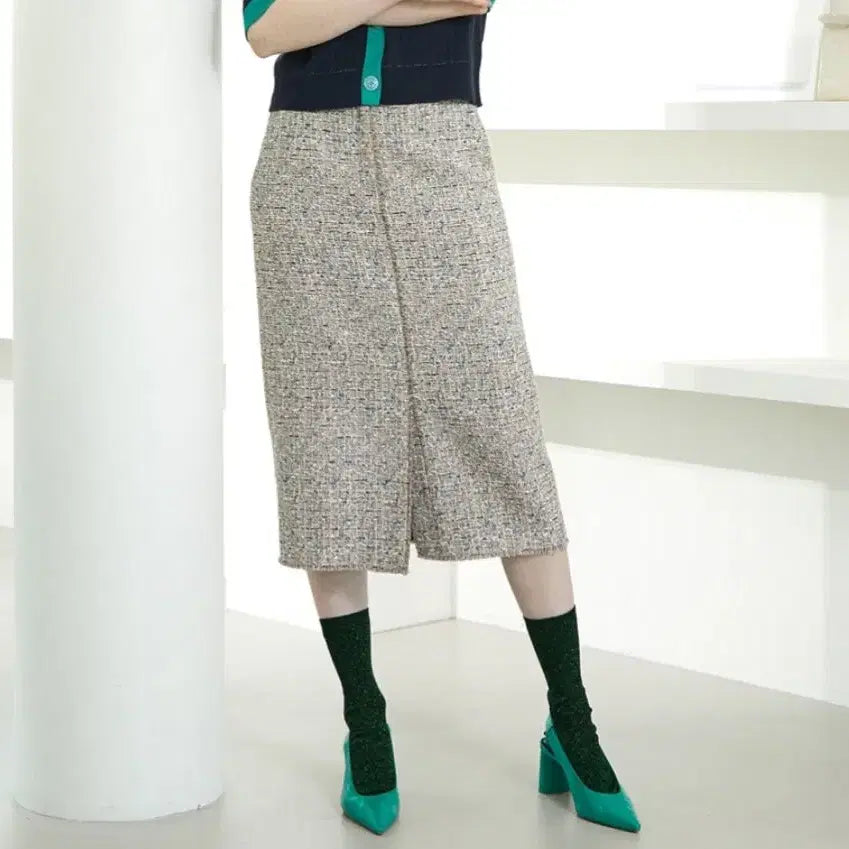 [BUNJANG] GIBI Tweed Skirt / 기비 트위드 스커트