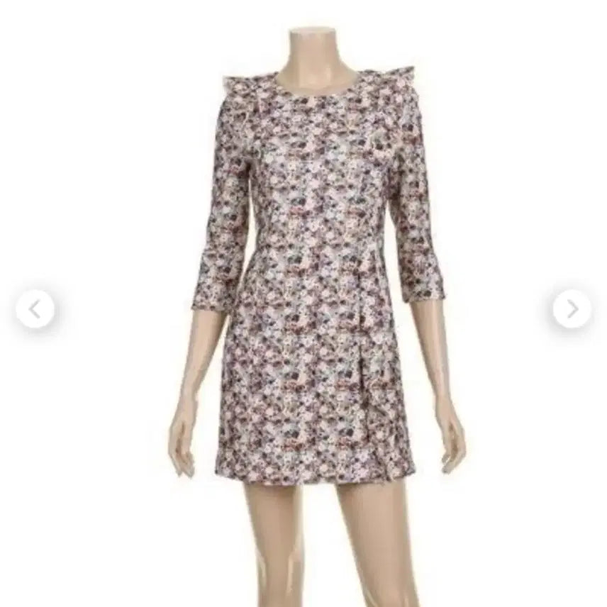 [BUNJANG] Jill Stuart Flower Frill Dress / JILLSTUART 플라워 프릴 원피스