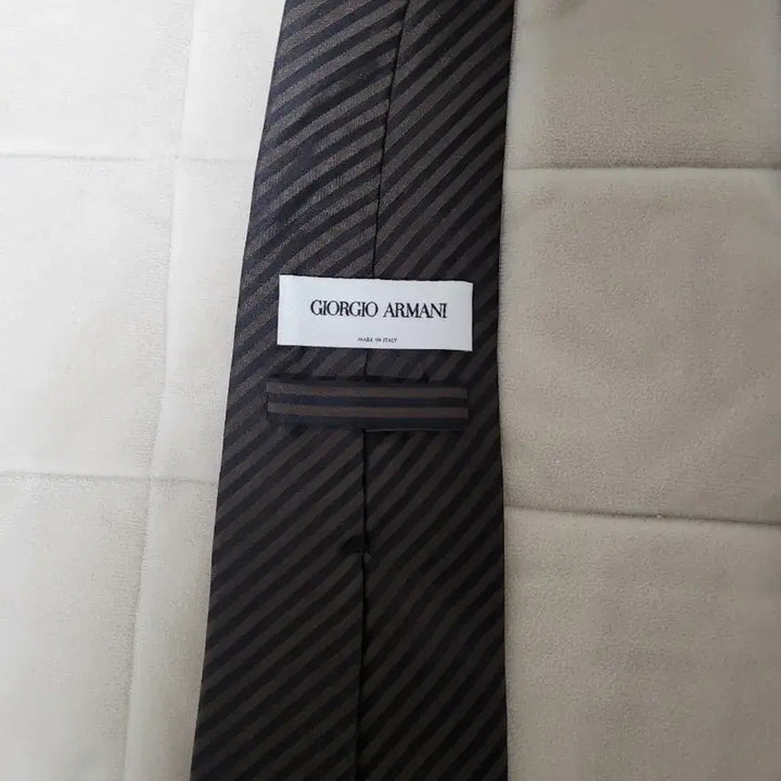 [BUNJANG] Giorgio Armani Striped Necktie / 조지 아르마니 스트라이프 넥타이