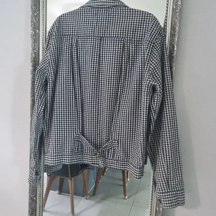 [BUNJANG] Well-co Gingham Check Work Jacket / (정가332.000) 아메카지 웰코 깅엄 체크 워크자켓 100 105