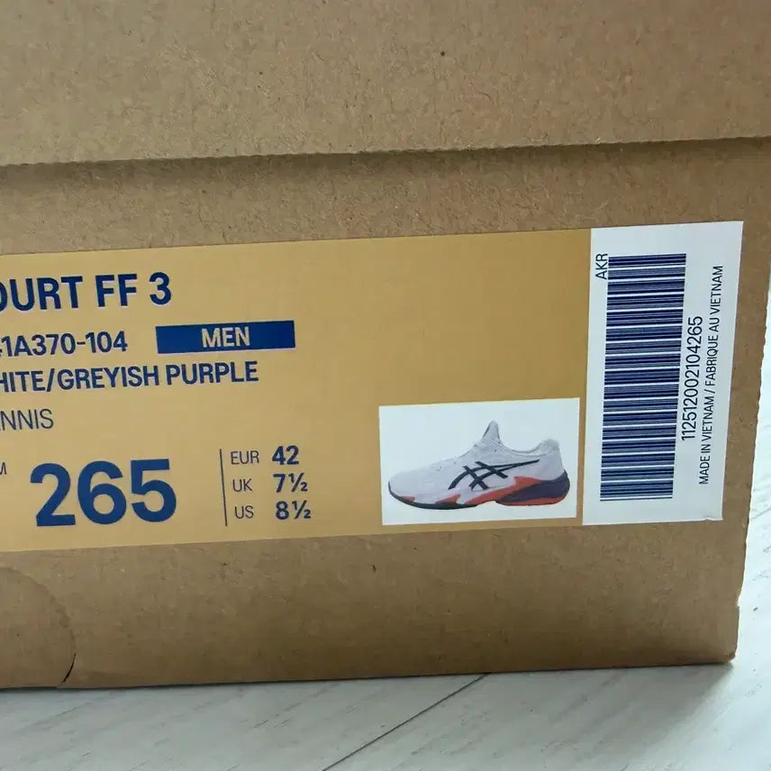[BUNJANG] ASICS Court FF 3 Tennis Shoes 265 / 아식스 코트ff3 테니스화 265 판매합니다