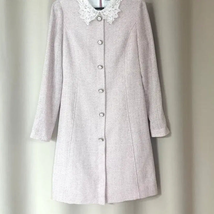 [BUNJANG] JJ JIGOTT Pink Tweed Dress / JJ지고트 핑크 트위드 원피스