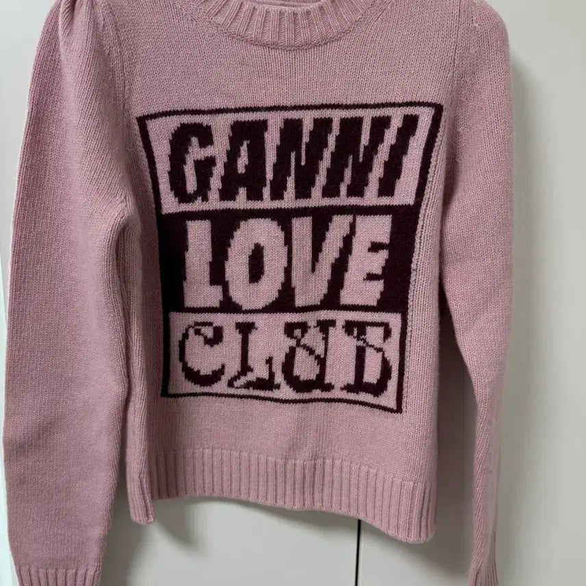 [BUNJANG] GANNI Logo Knit Sweater / 가니 로고 니트