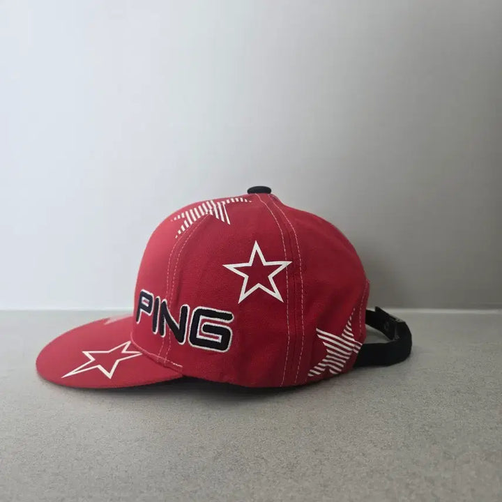 [BUNJANG] PING Red Star Baseball Cap / PING 핑 레드 스타 야구 모자 56 넉넉