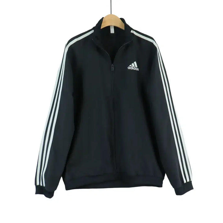 [BUNJANG] Adidas Black 3-Stripes Track Top Jacket (M) / 아디다스 adidas 정품 블랙 삼선 트랙탑 자켓 M