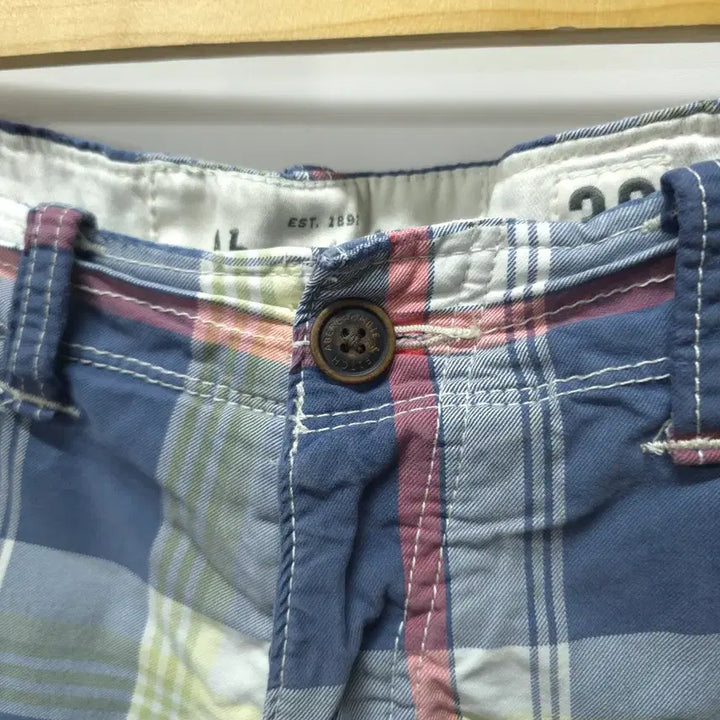 [BUNJANG] Abercrombie &amp; Fitch Cotton Multi Check Shorts (Size 32-33) / 아베크롬비(A&amp;F) 코튼 멀티 체크 반바지 ( 32~33 )