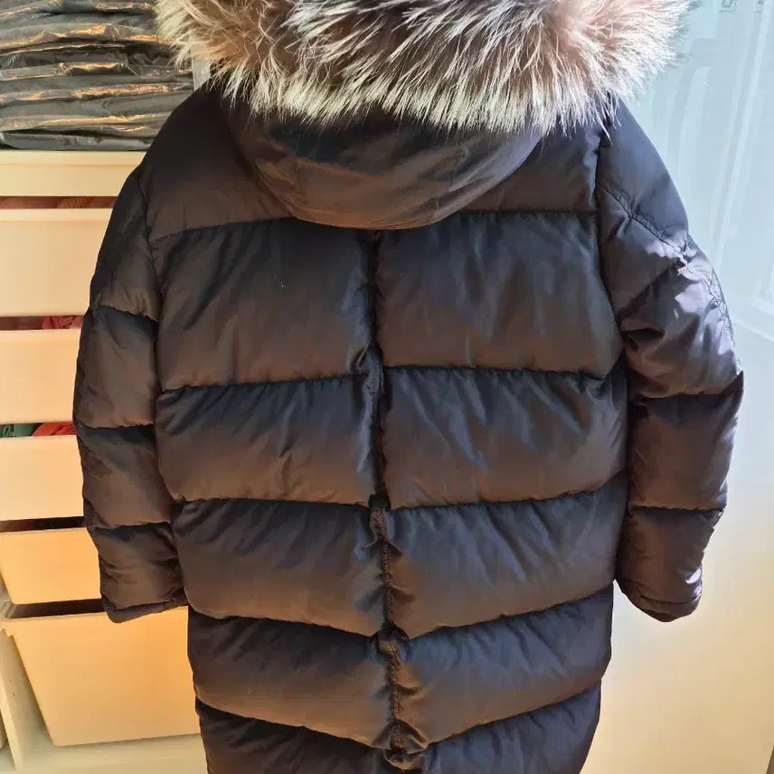 [BUNJANG] Sandro Black Long Padding Fox Fur / 산드로 블랙 롱 패딩 폭스퍼