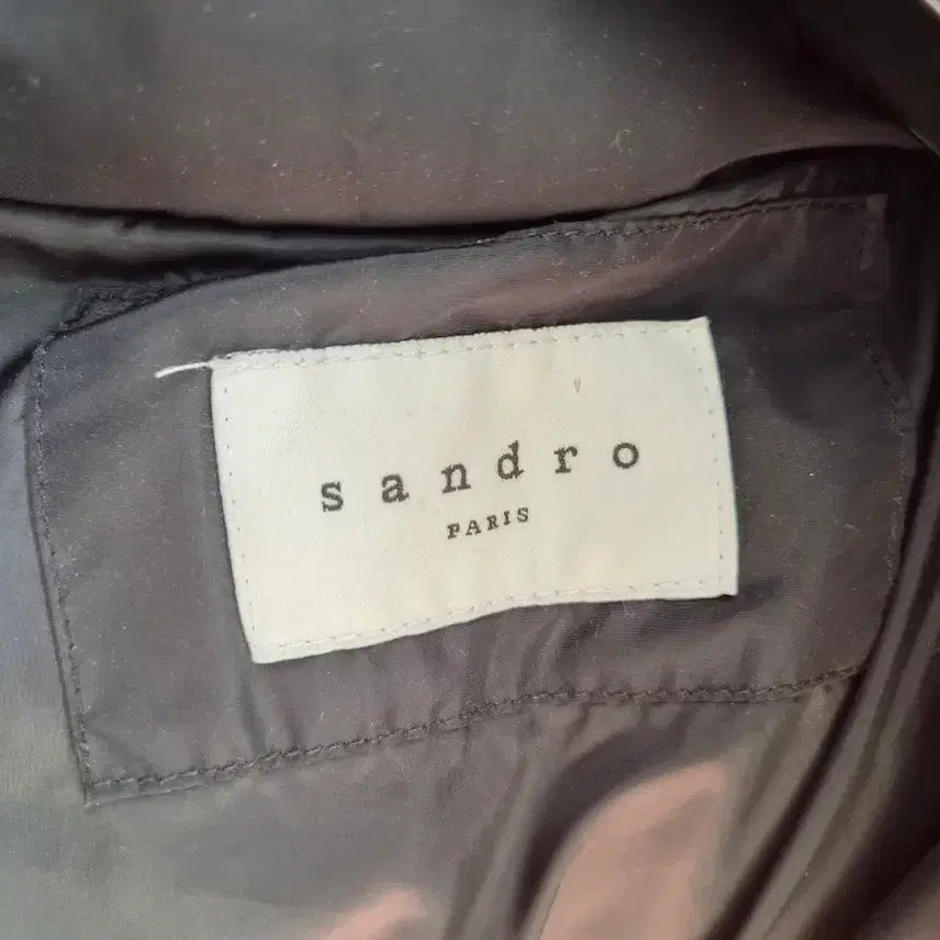 [BUNJANG] Sandro Black Long Padding Fox Fur / 산드로 블랙 롱 패딩 폭스퍼