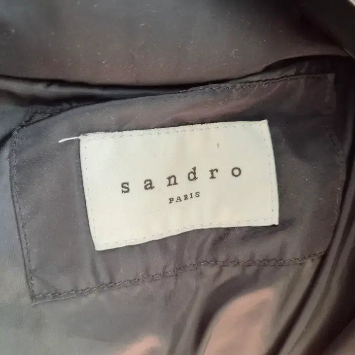 [BUNJANG] Sandro Black Long Padding Fox Fur / 산드로 블랙 롱 패딩 폭스퍼