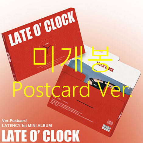 [BUNJANG] LATENCY LATE O CLOCK Postcard Ver. Photocard Set / [미개봉] 레이턴시 - LATE O CLOCK [포스터카드 Ver.]