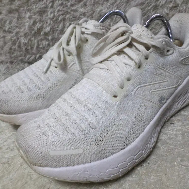[BUNJANG] New Balance Fresh Foam 1080v12 White Sneakers / 후루룩구제 245 뉴발란스 프레쉬폼 1080v12화이트 운동화260505