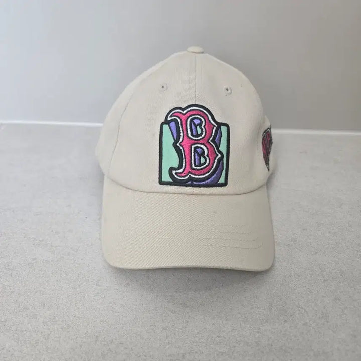 [BUNJANG] MLB Boston Ball Cap Beige Kids / 새상품) MLB 보스턴 볼캡 야구모자 베이지 키즈
