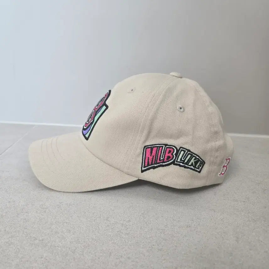 [BUNJANG] MLB Boston Ball Cap Beige Kids / 새상품) MLB 보스턴 볼캡 야구모자 베이지 키즈