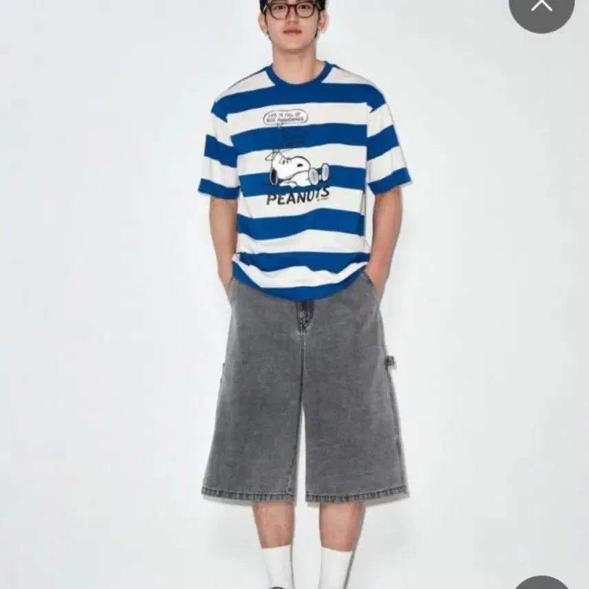 [BUNJANG] Unisex Carpenter Denim Shorts (Grey, Size 30) / 남녀공용그레이카펜더데님청반바지