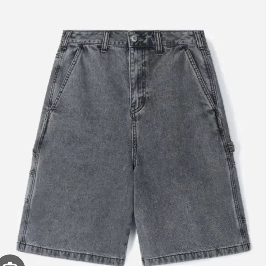 [BUNJANG] Unisex Carpenter Denim Shorts (Grey, Size 30) / 남녀공용그레이카펜더데님청반바지