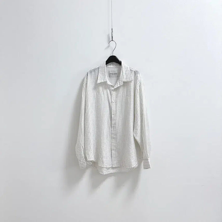 [BUNJANG] Vivacious Striped Tencel Shirt / 비바셔스 스트라이프 텐셀 셔츠