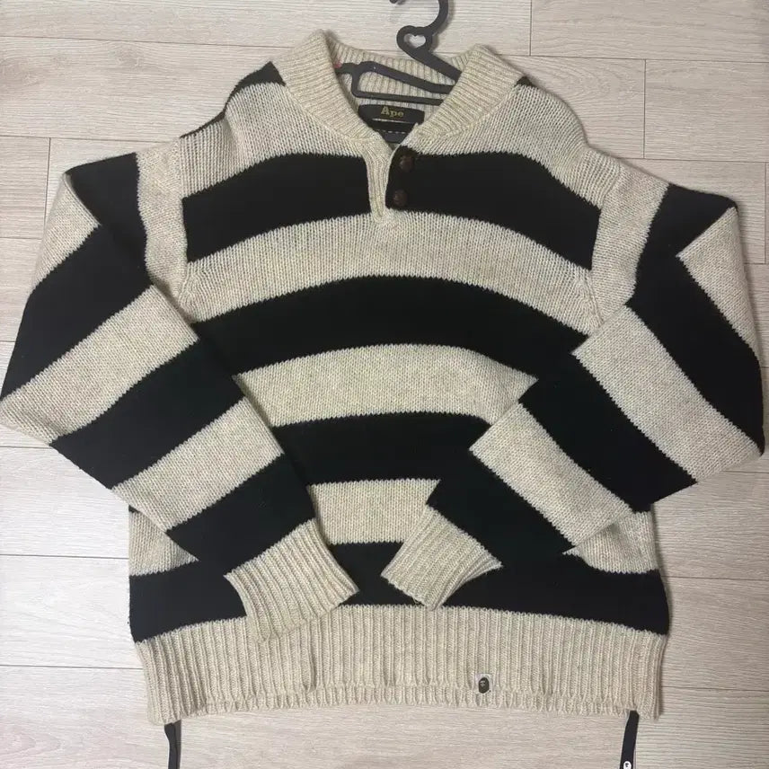 [BUNJANG] BAPE Vintage Stripe Knit / 베이프 빈티지 스트라이프 니트