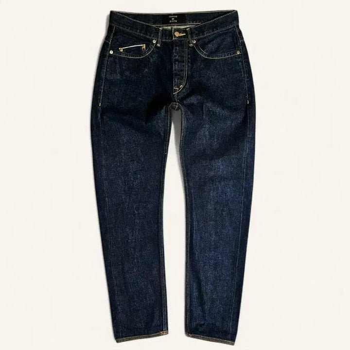 [BUNJANG] Cabane de Zucca Japanese Selvedge Point Tapered Denim Jeans / [S(30)][카반드주카]일본판 셀비지 포인트 테이퍼드 데님