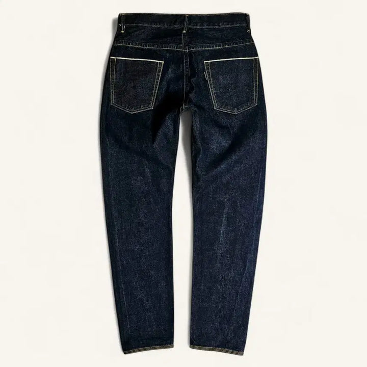[BUNJANG] Cabane de Zucca Japanese Selvedge Point Tapered Denim Jeans / [S(30)][카반드주카]일본판 셀비지 포인트 테이퍼드 데님