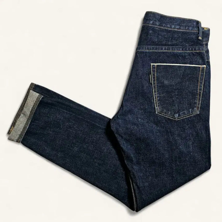 [BUNJANG] Cabane de Zucca Japanese Selvedge Point Tapered Denim Jeans / [S(30)][카반드주카]일본판 셀비지 포인트 테이퍼드 데님