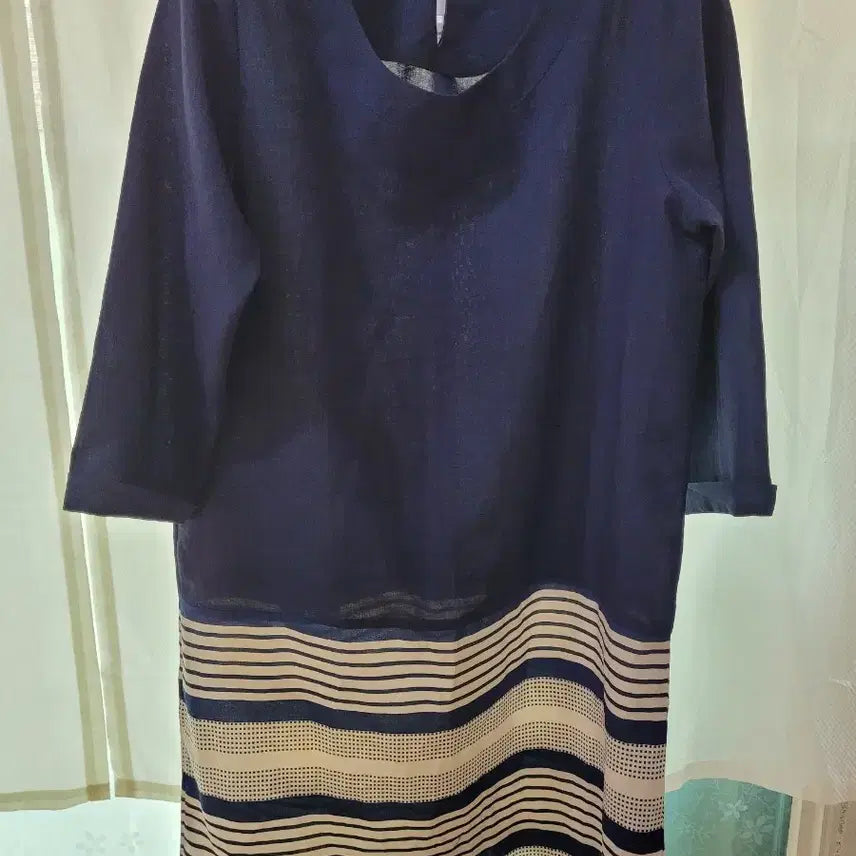 [BUNJANG] Raina Navy Midi Dress / Raina 원피스
