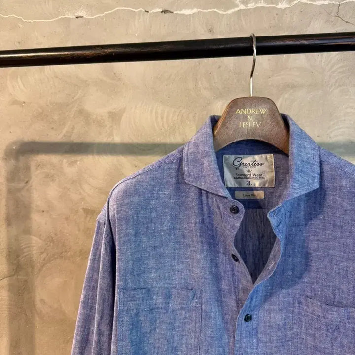 [BUNJANG] Standard Ware Linen Shirt Men&