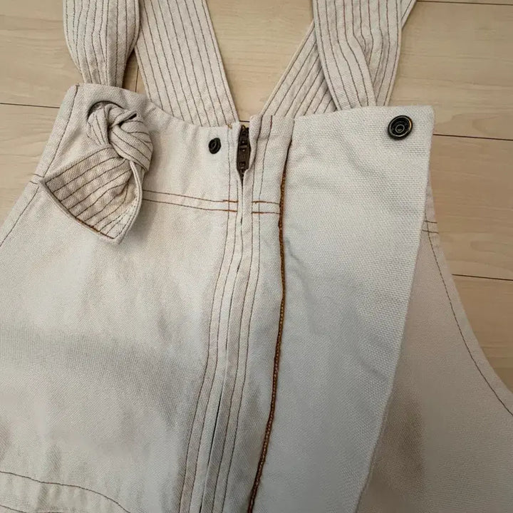 [BUNJANG] Kapital Natural Cotton Oxford Overalls Size 2 / KAPITAL 캐피탈 오버롤 네추럴 2
