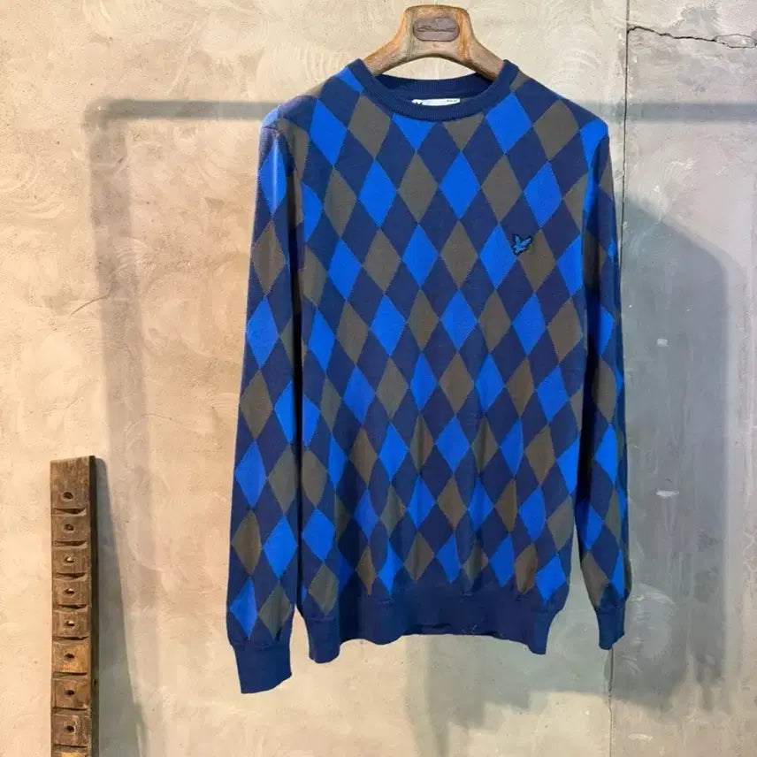 [BUNJANG] Lyle &amp; Scott Argyle Knit Men&