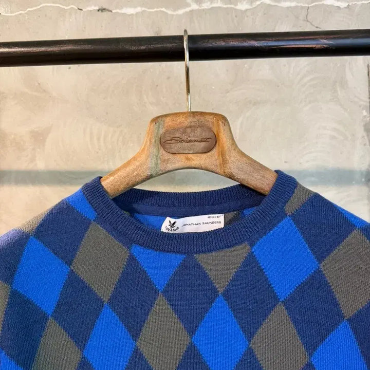 [BUNJANG] Lyle &amp; Scott Argyle Knit Men&