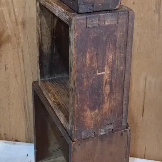 [BUNJANG] Antique Wooden Rice Chests Set of 3 / 연대좋은 상태 A급 됫박 3점