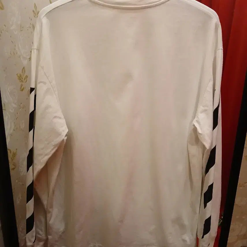 [BUNJANG] Off-White White Stripe Long Sleeve T-Shirt XL / 7/53 (정품)오프화이트 화이트 스트라이프 긴팔 티셔츠 XL