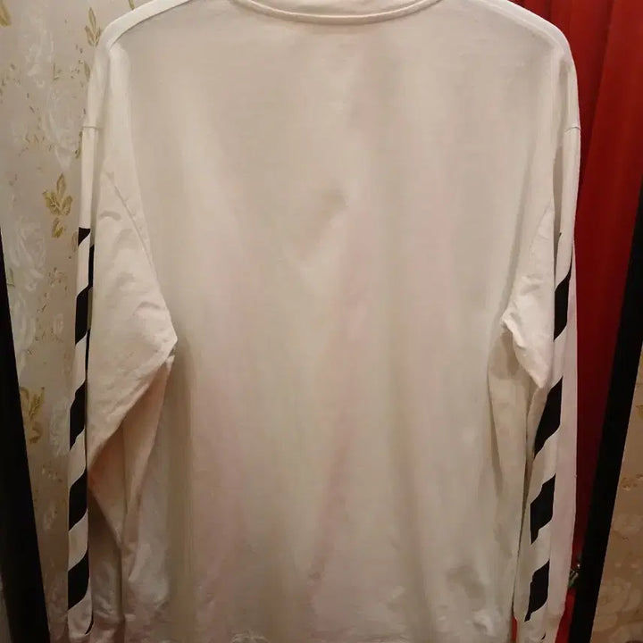 [BUNJANG] Off-White White Stripe Long Sleeve T-Shirt XL / 7/53 (정품)오프화이트 화이트 스트라이프 긴팔 티셔츠 XL