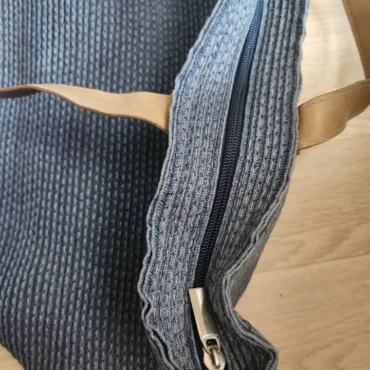 [BUNJANG] Navy Big Shoulder Bag / 여름 빅 숄더백