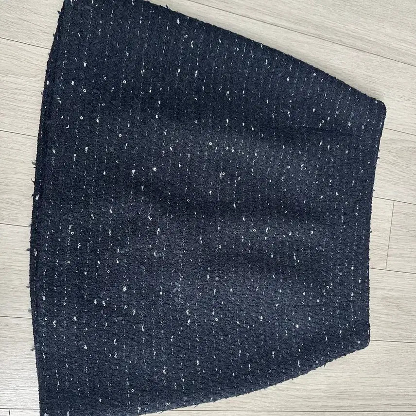 [BUNJANG] Maje Tweed Mini Skirt Black Navy / 마쥬maje / 트위드 미니 스커트 블랙네이비