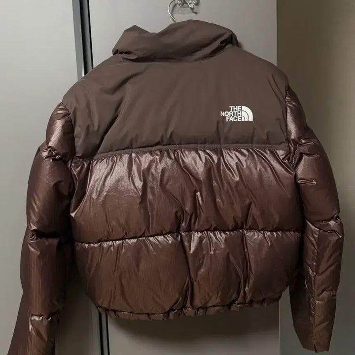 [BUNJANG] The North Face White Label Novelty Nuptse Cocoa Brown Down Jacket / 노스페이스 화이트 라벨 노벨티 눕시 코코아
