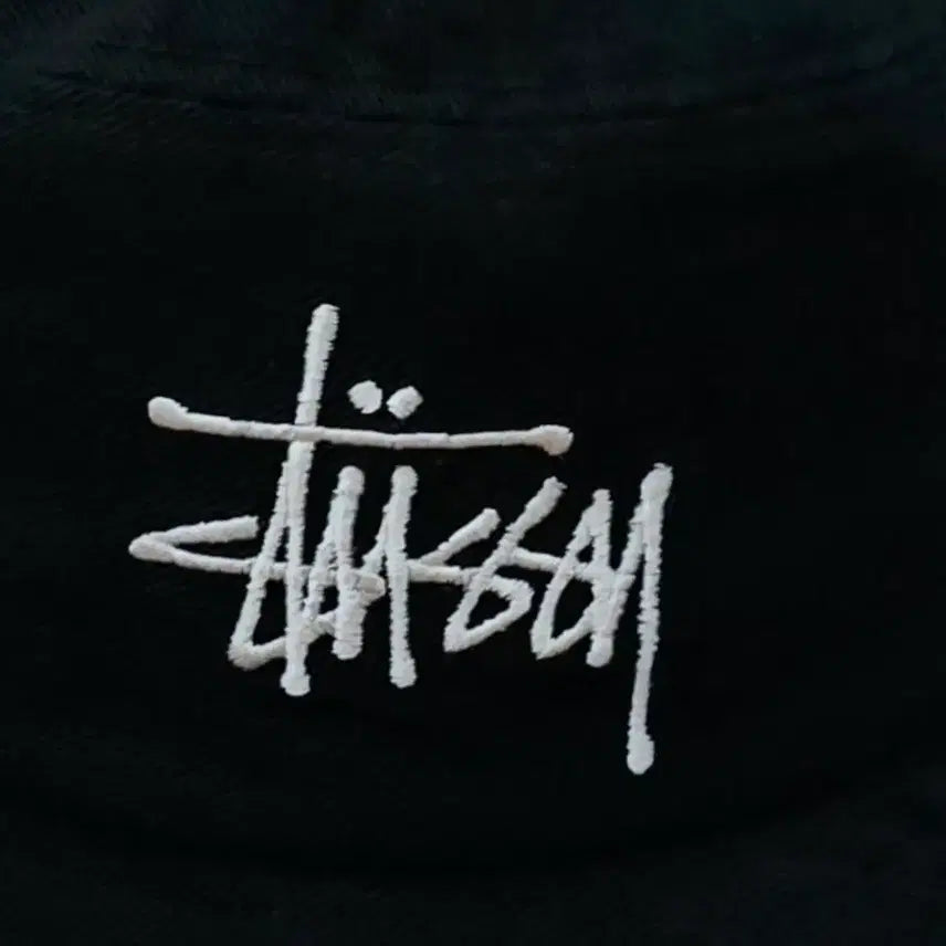 [BUNJANG] Stussy Embroidered Logo Cotton Bucket Hat (S/M) / 새거수준/(S/M) 스투시 자수 로고 코튼 벙거지/버킷햇
