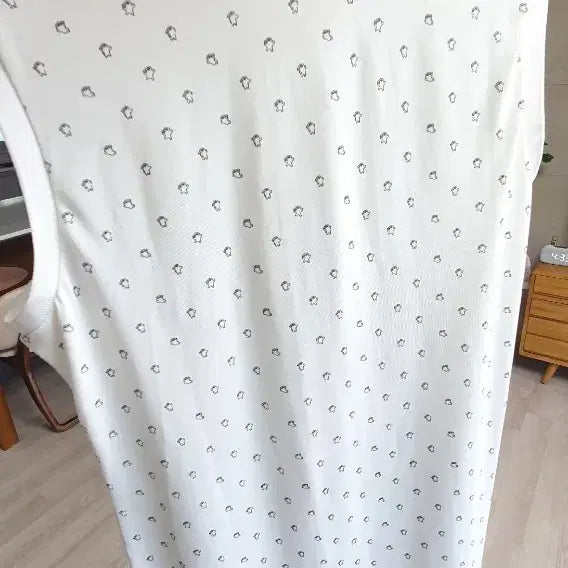 [BUNJANG] Castelbajac Sleeveless Dress White Pattern / 카스텔바작 민소매 원피스 화이트 패턴
