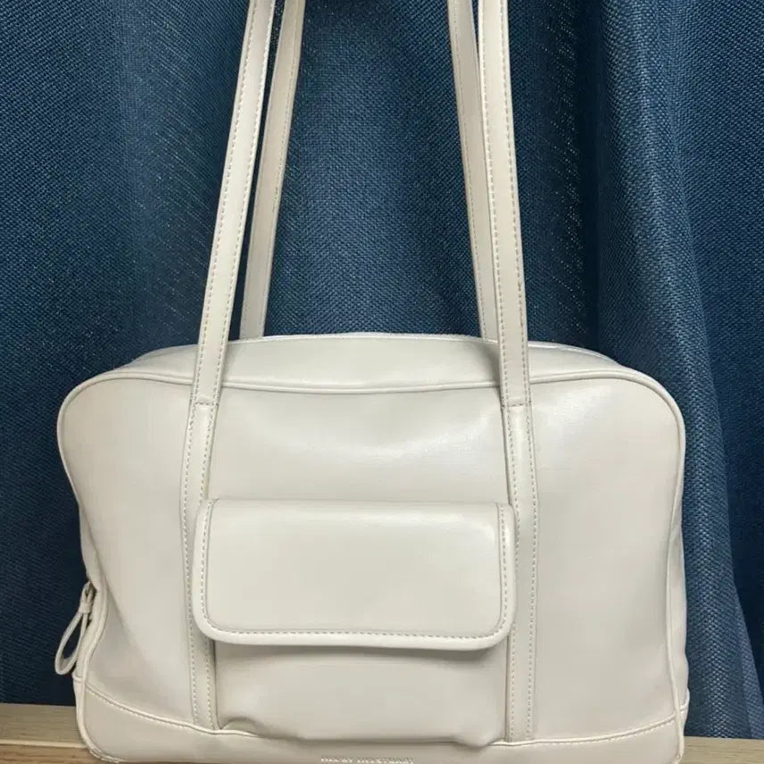 [BUNJANG] JILL by JILLSTUART Ivory Leather Tote Bag / 질바이질스튜어트