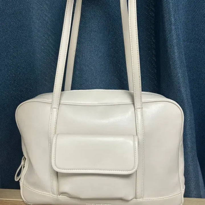 [BUNJANG] JILL by JILLSTUART Ivory Leather Tote Bag / 질바이질스튜어트