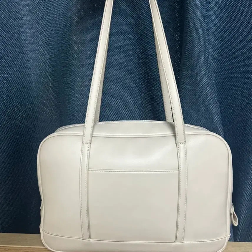 [BUNJANG] JILL by JILLSTUART Ivory Leather Tote Bag / 질바이질스튜어트