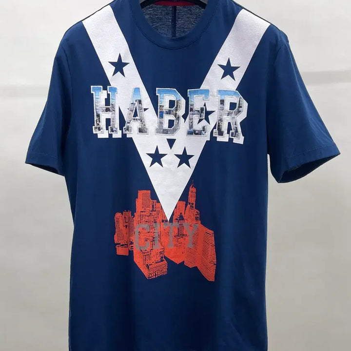 [BUNJANG] System Homme One Point Graphic T-Shirt / 시스템옴므 원포인트 반팔티셔츠