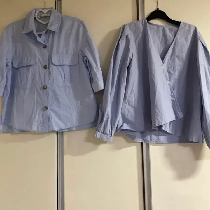 [BUNJANG] ZARA Light Blue Short Sleeve Shirt / 개당) ZARA 자라 하늘색 반팔 셔츠 남방 보세 등